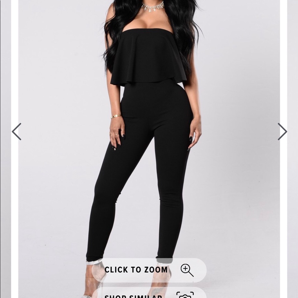 Fashion Nova Soho Horse Jumpsuit - Black